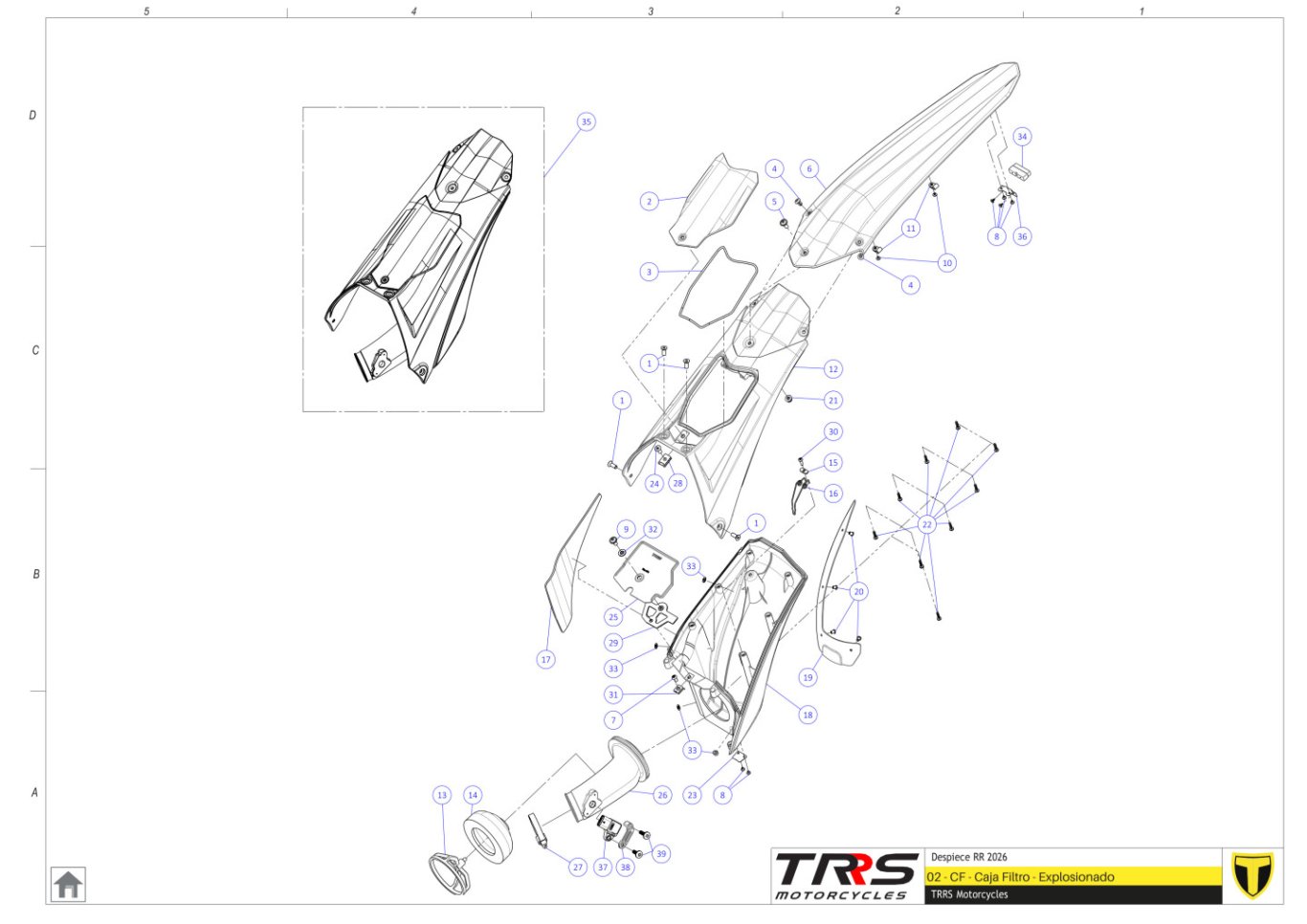 02TR - AIR FILTER BOX