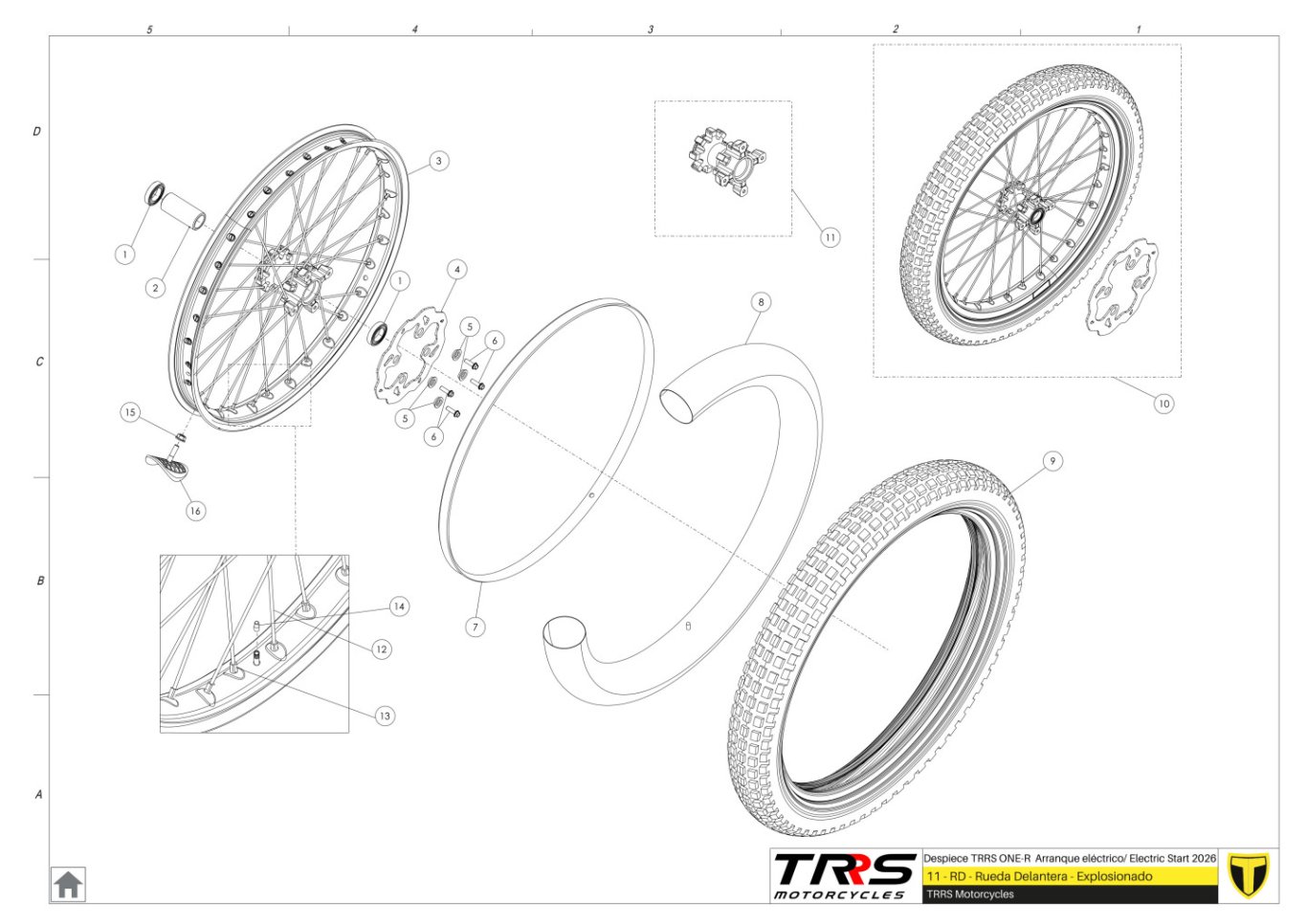 11TR - FRONT WHEEL