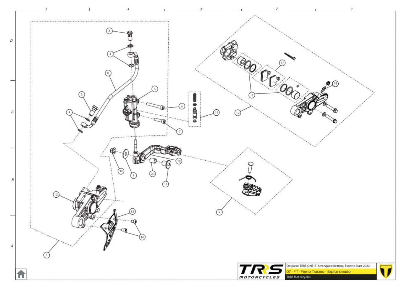 07TR - REAR BRAKE