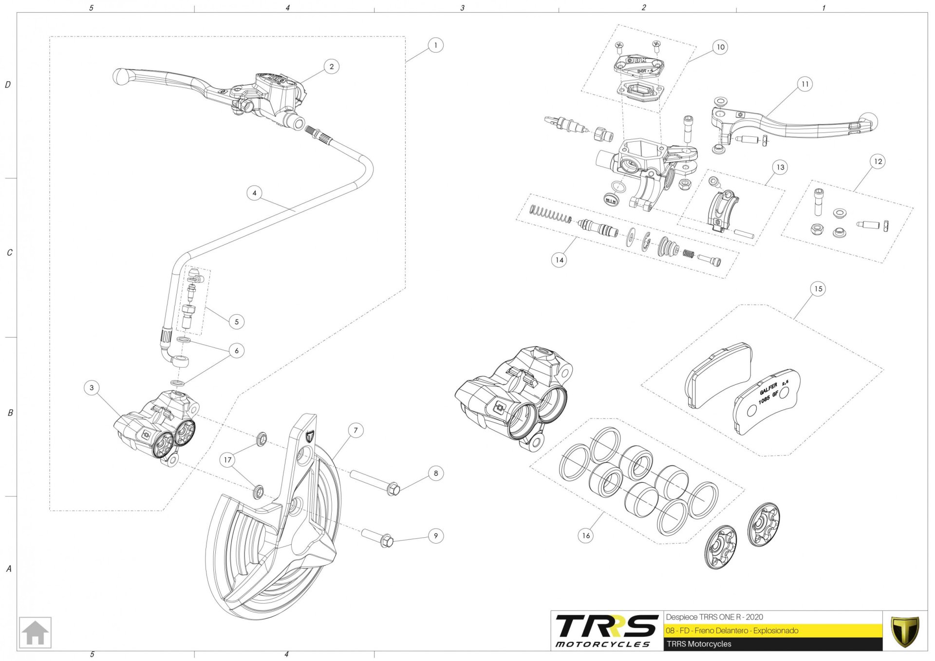 08TR - FRONT BRAKE