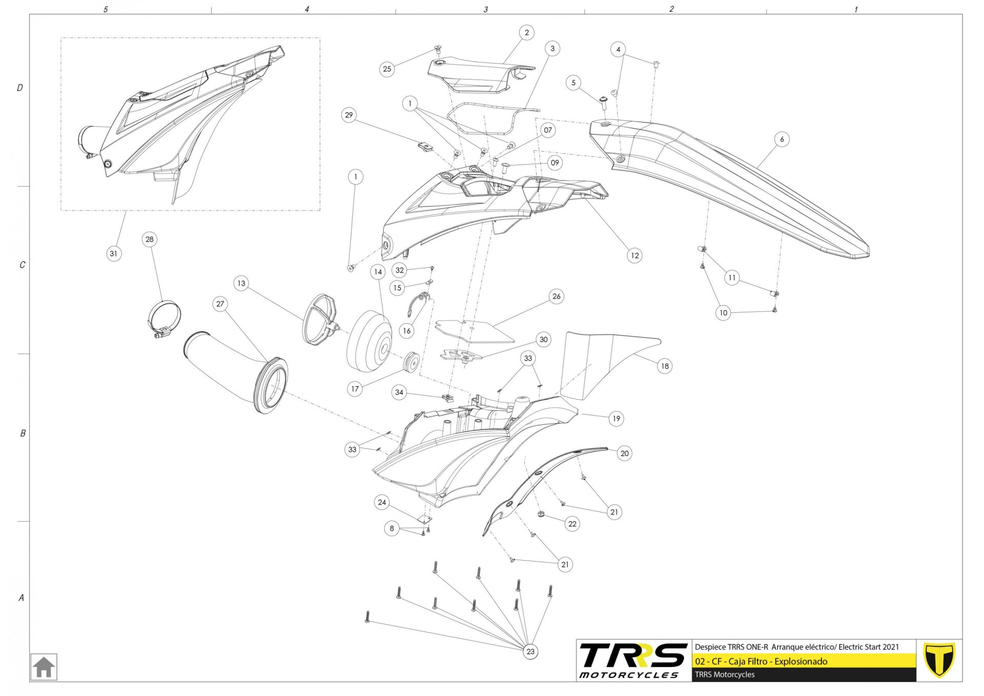 02TR - AIR FILTER BOX