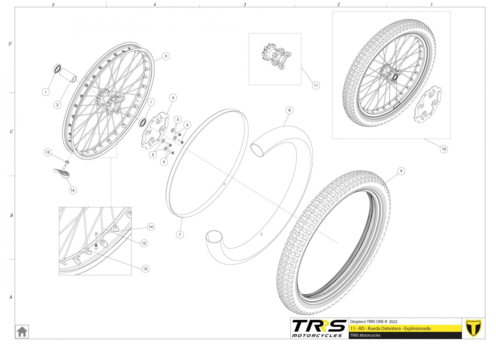 11TR - FRONT WHEEL
