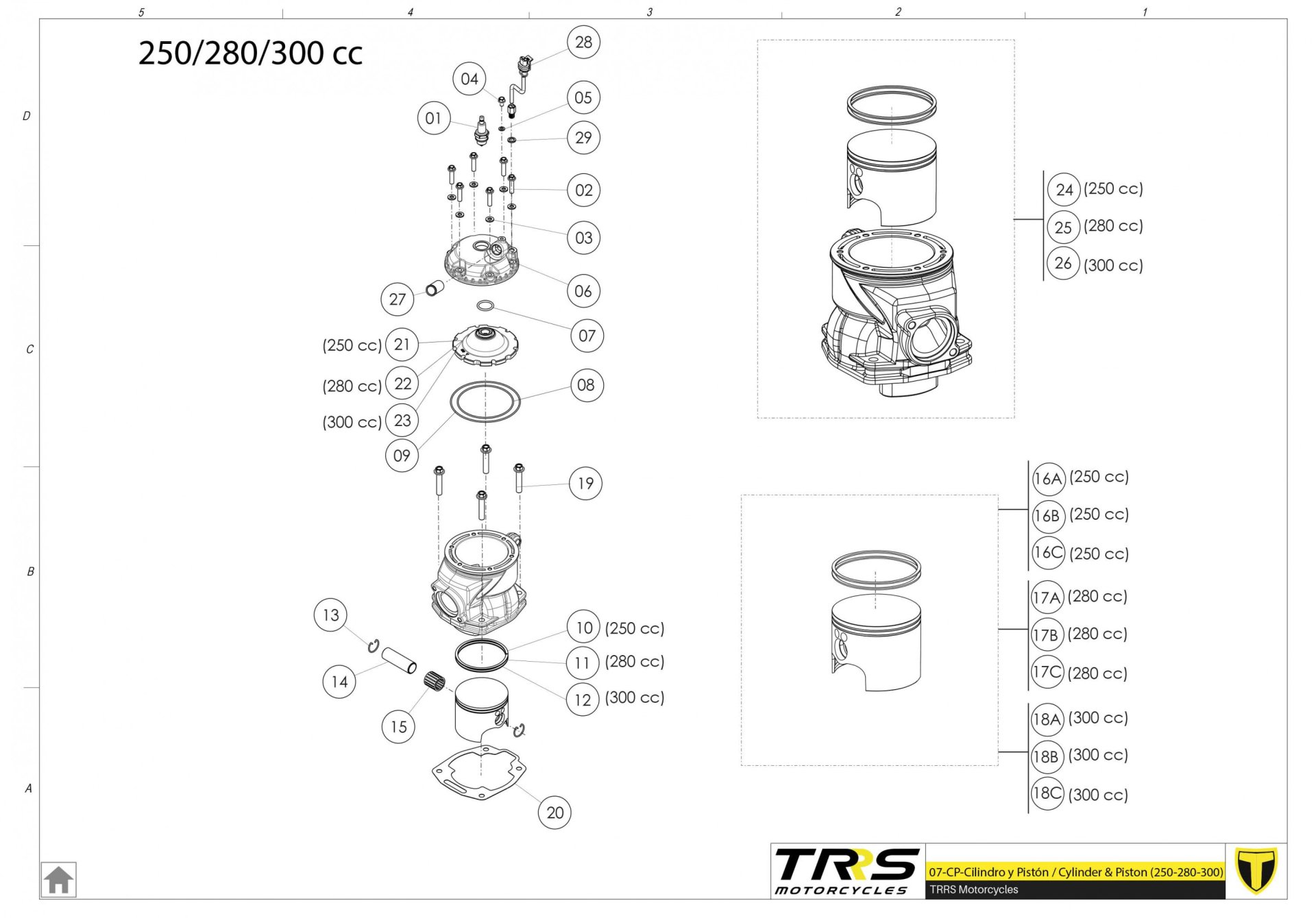 07MT - CYLINDER AND PISTON