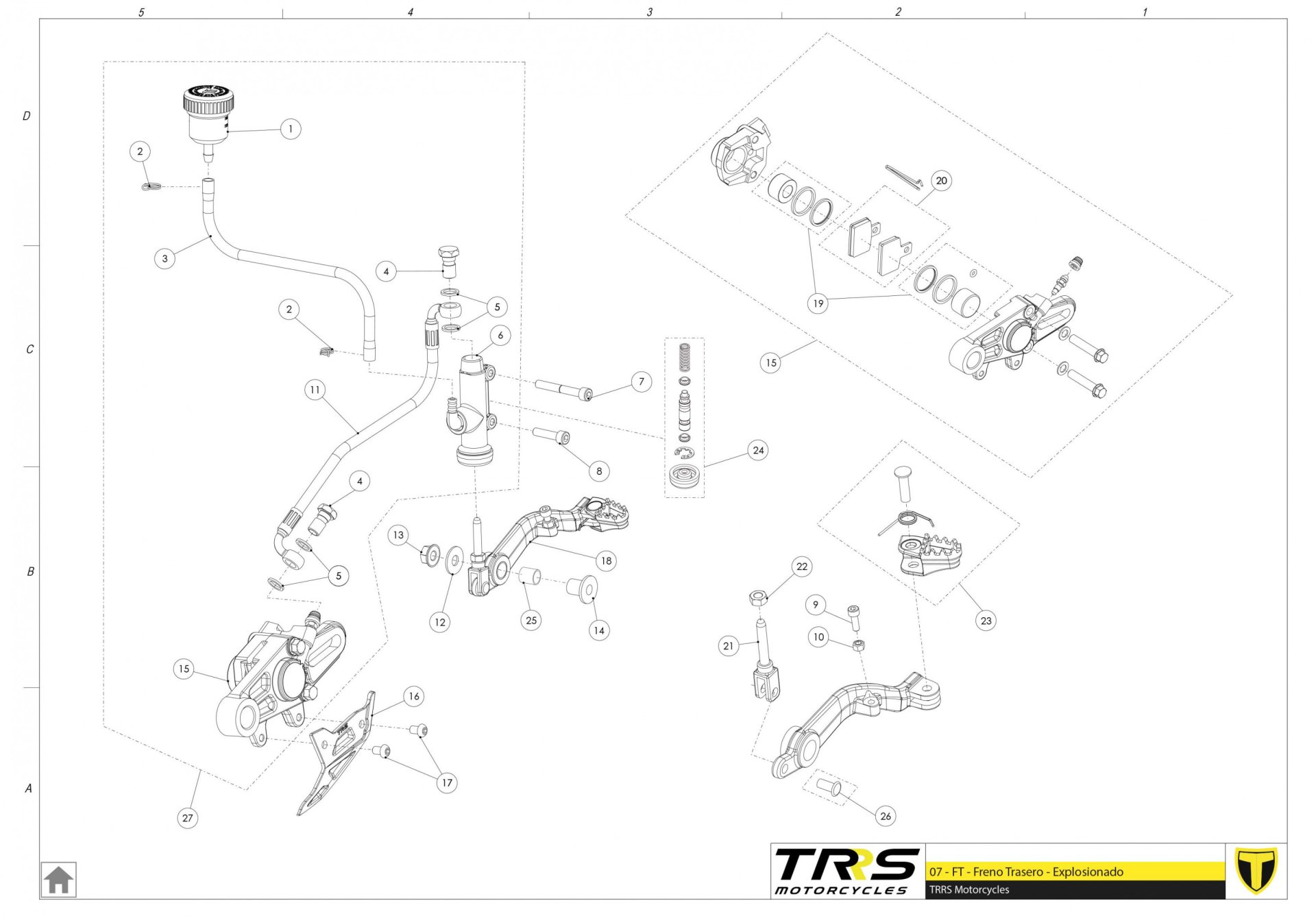 07TR - REAR BRAKE