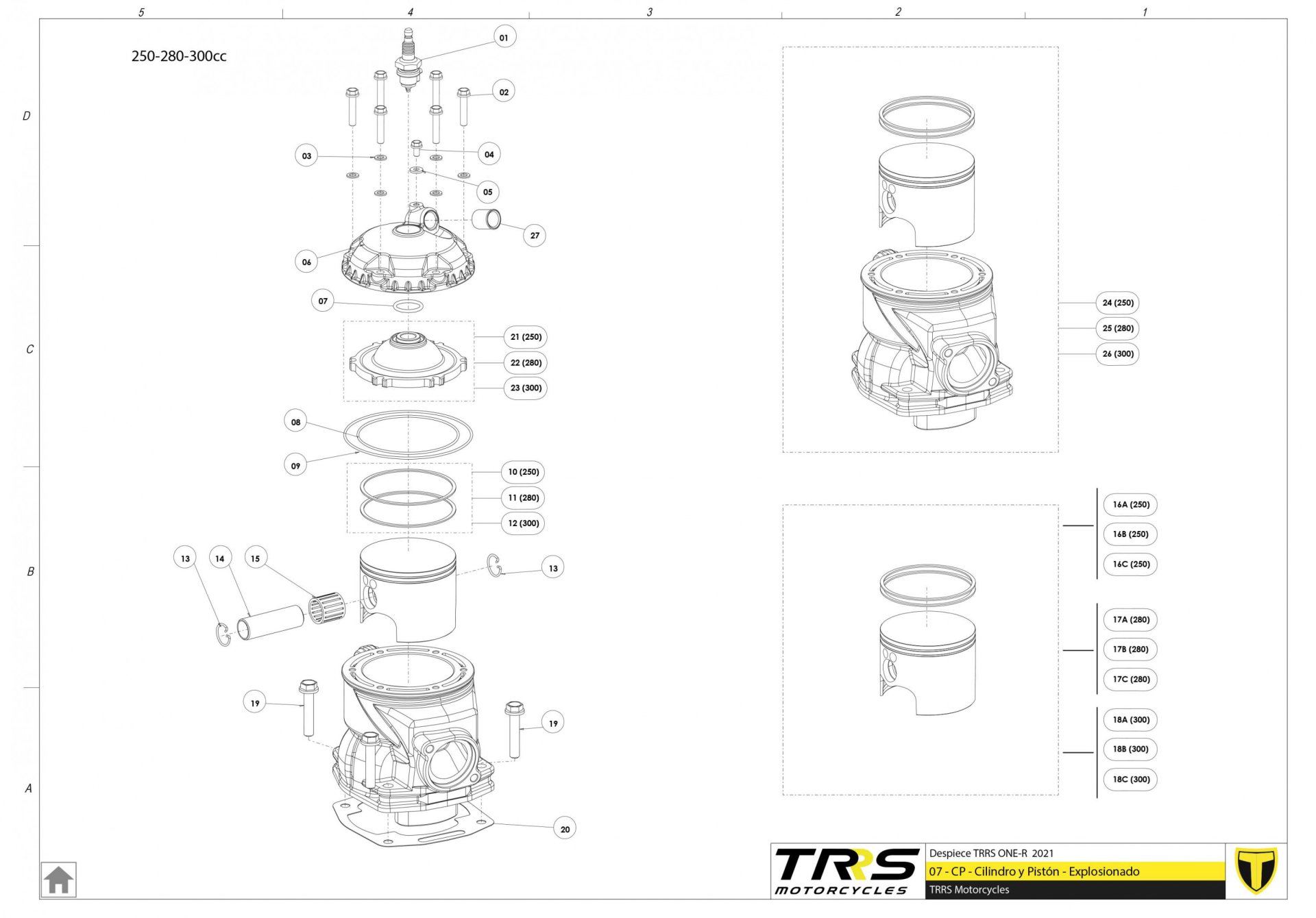 07MT - CYLINDER AND PISTON