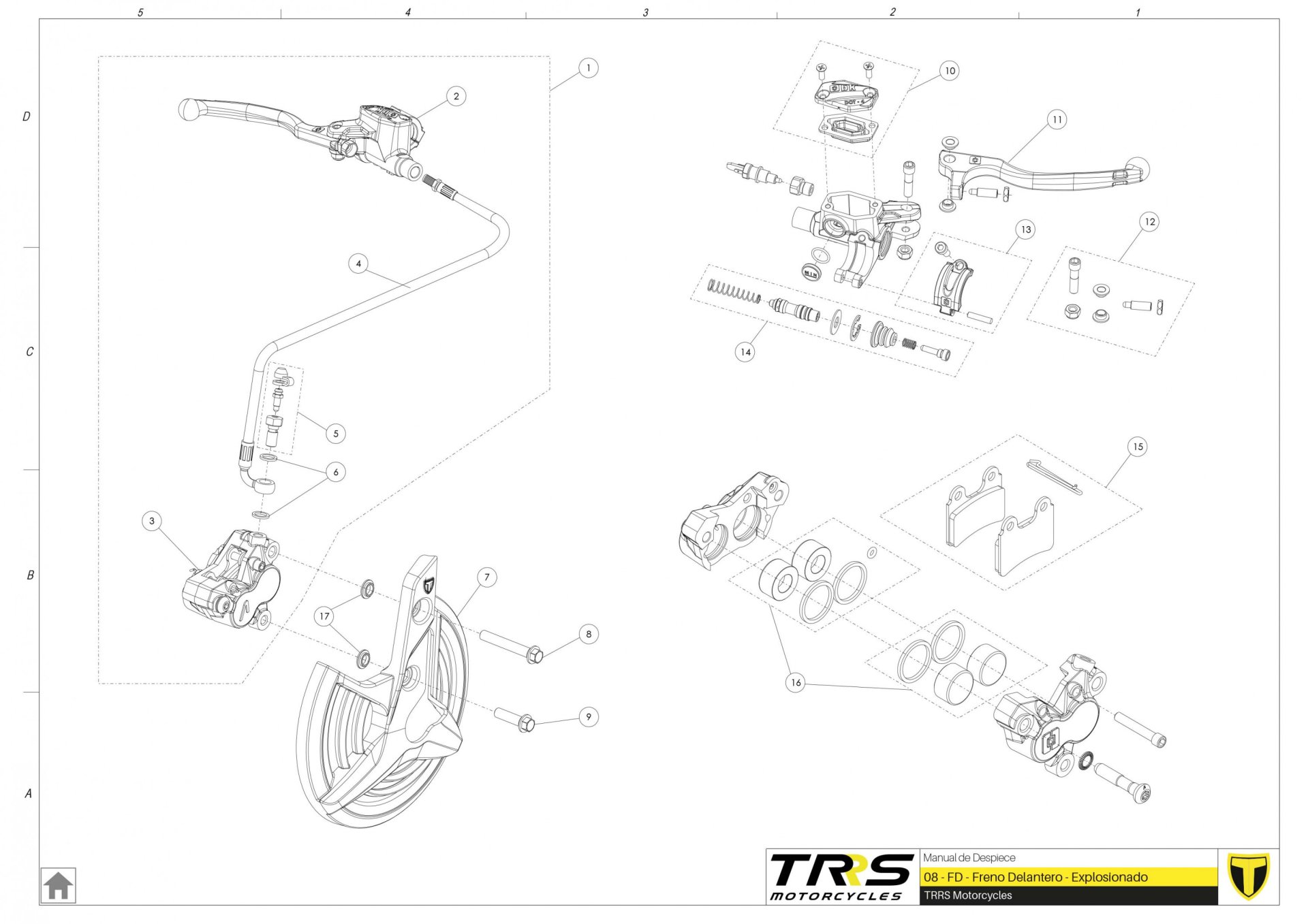 08TR - FRONT BRAKE