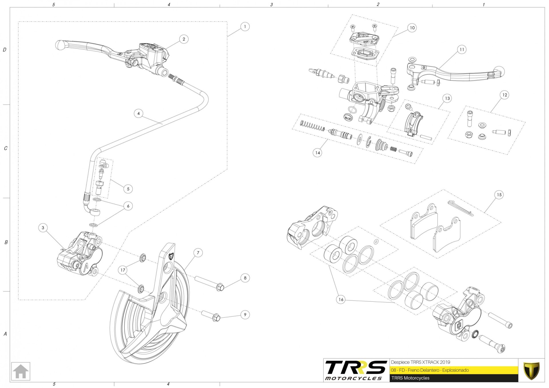 08TR - FRONT BRAKE