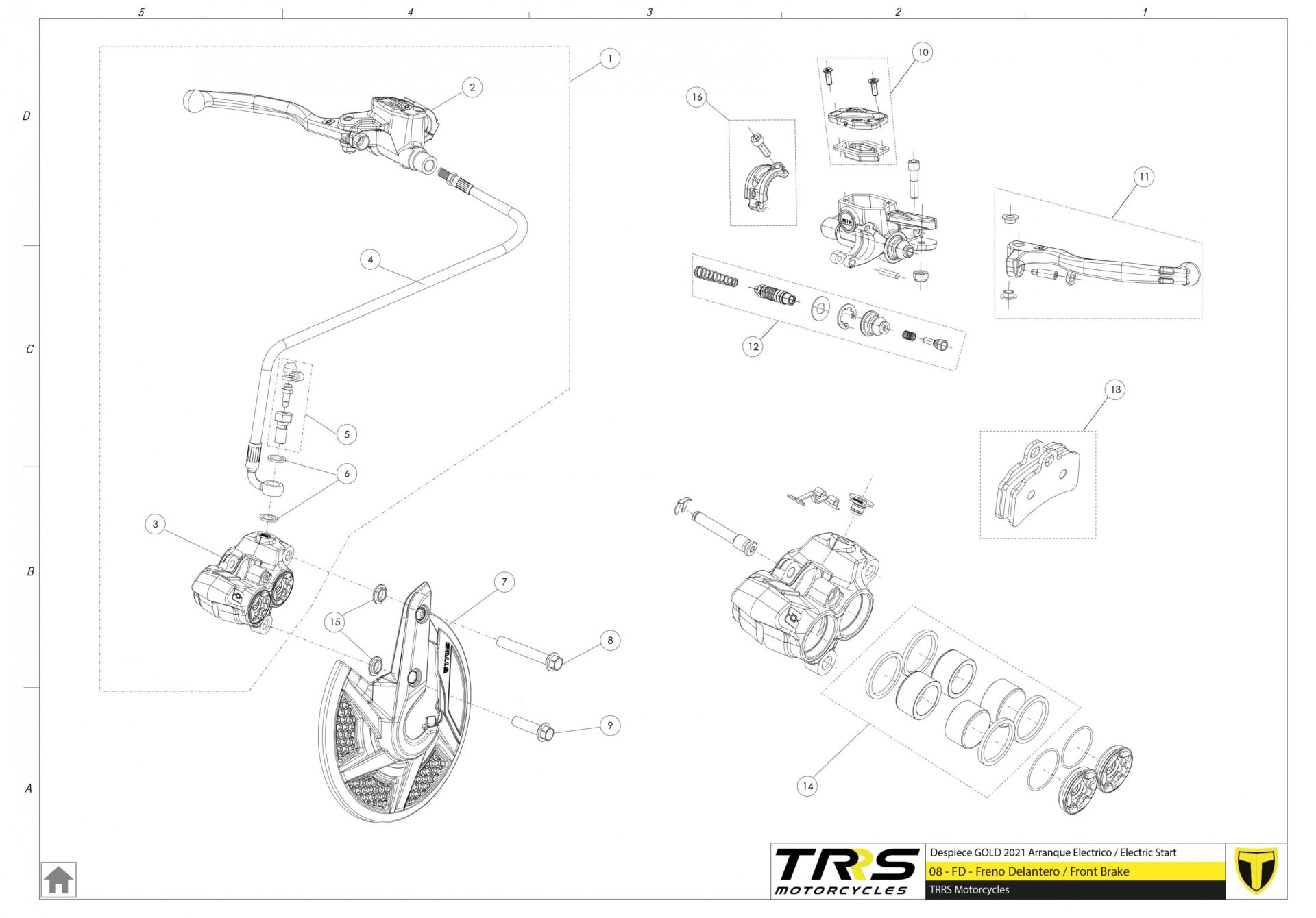 08TR - FRONT BRAKE