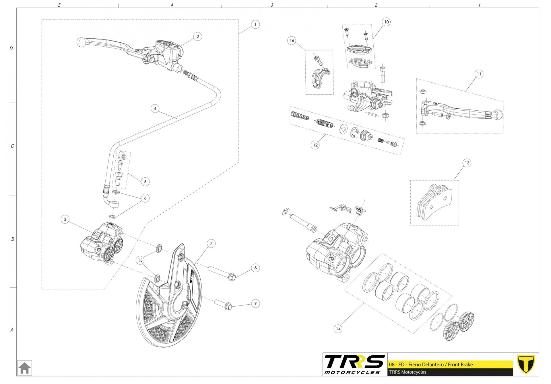 08TR - FRONT BRAKE