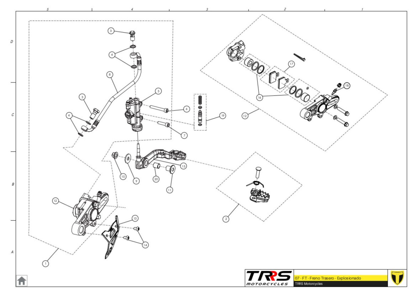 07TR - REAR BRAKE