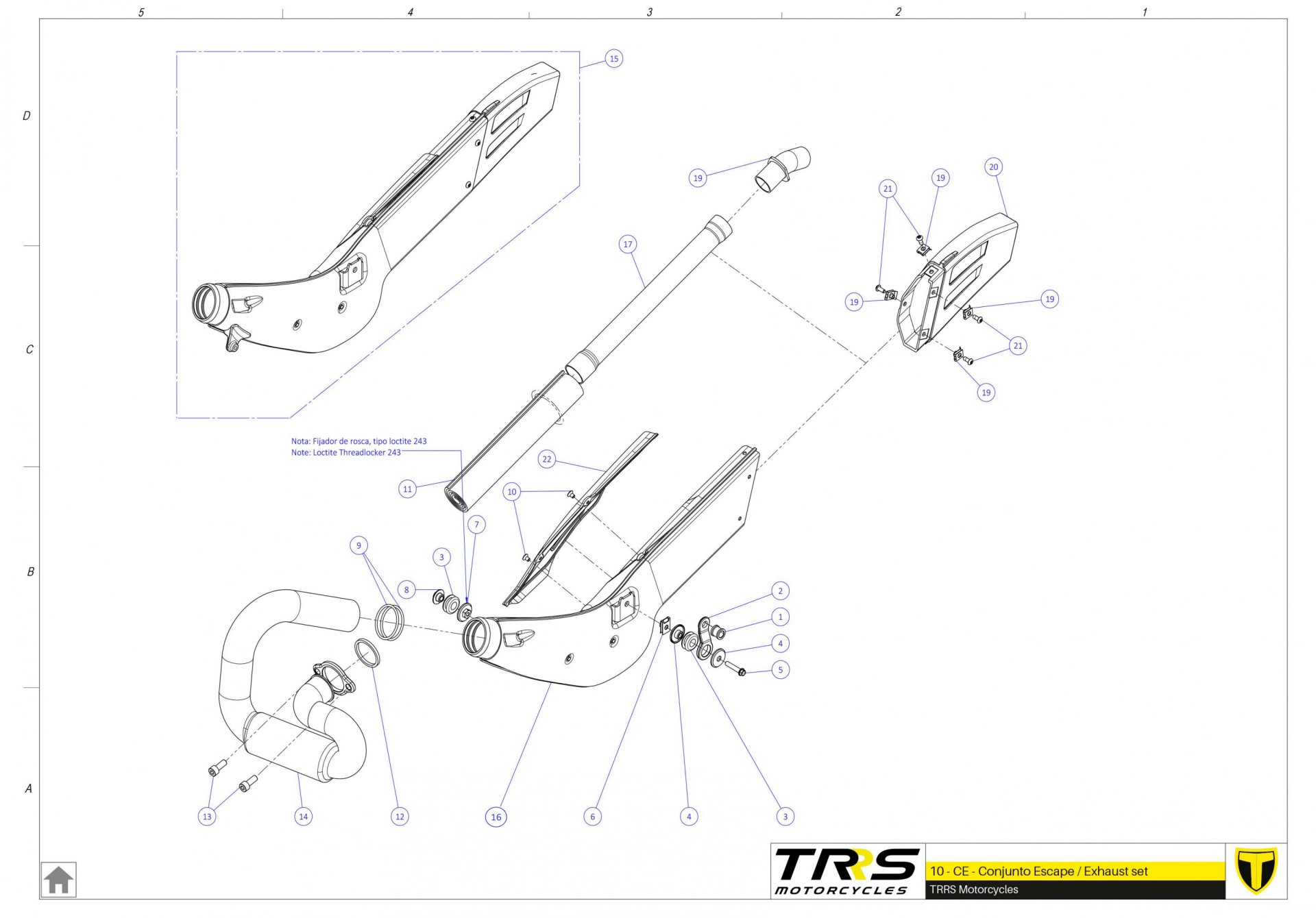 10TR - EXHAUST
