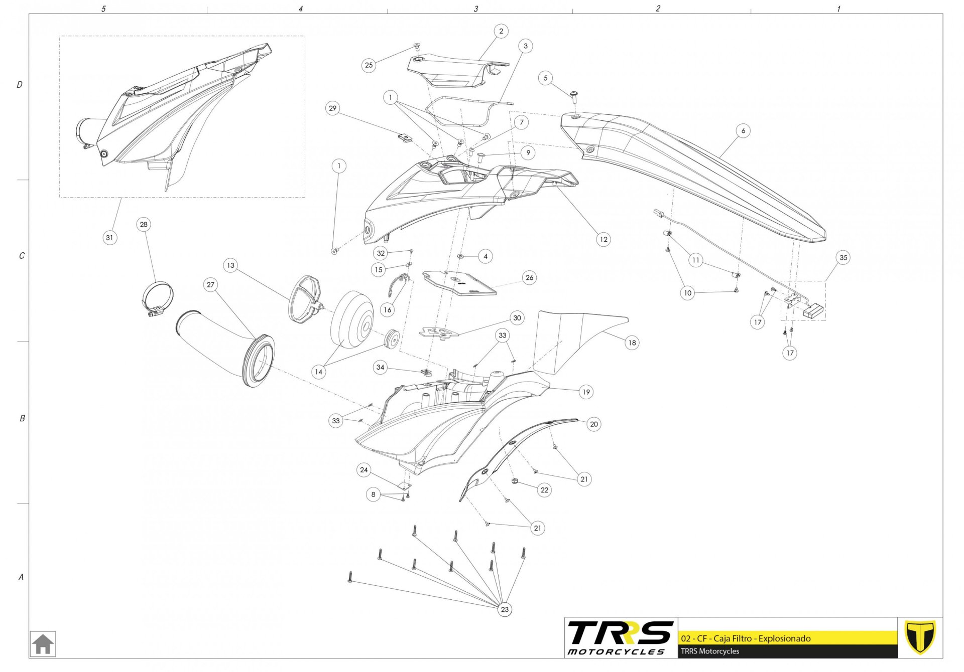 02TR - AIR FILTER BOX