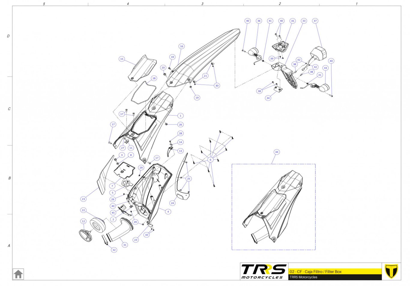 02TR - AIR FILTER BOX