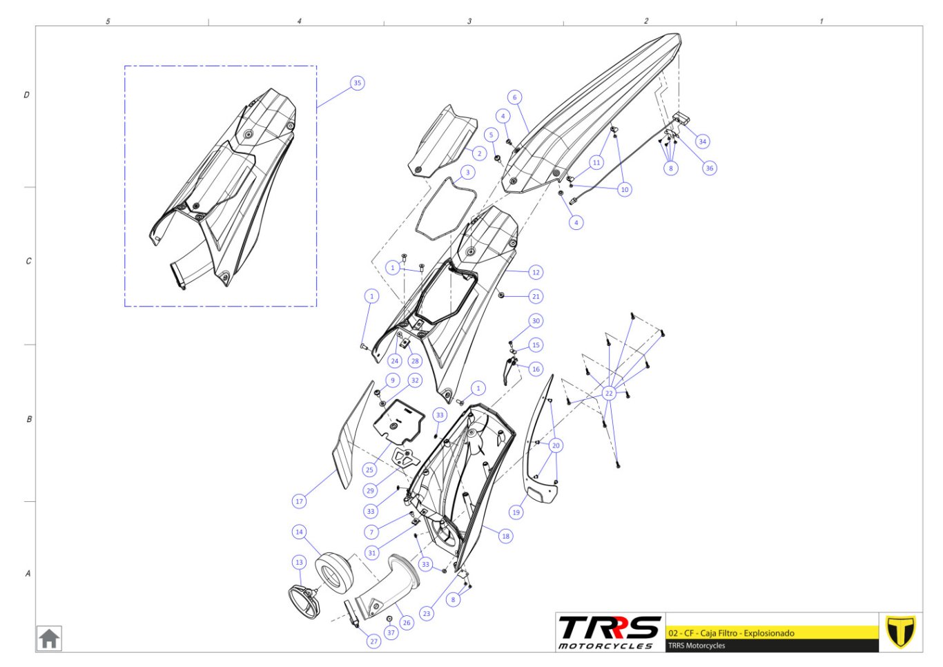 02TR - AIR FILTER BOX
