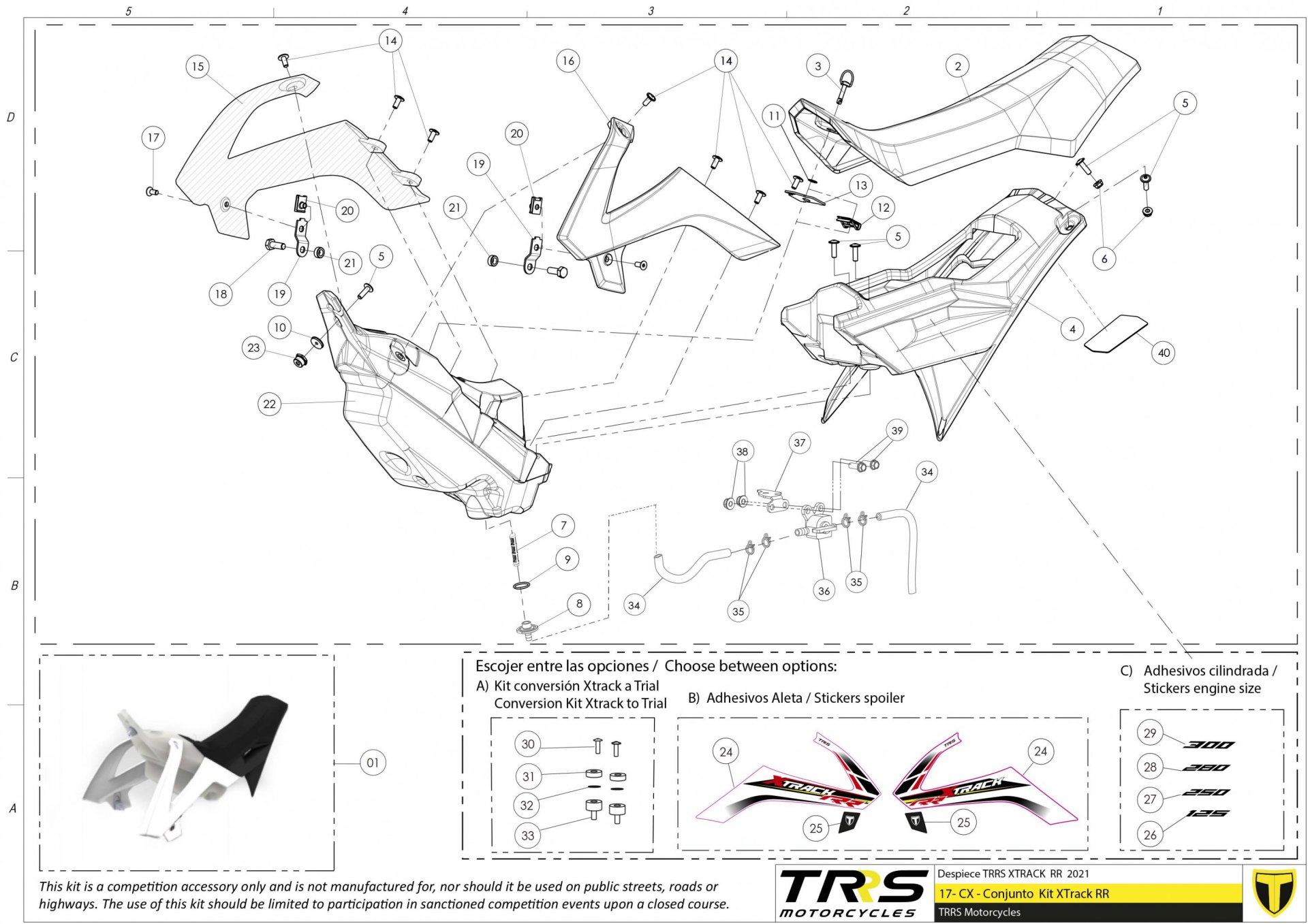 KIT XTRACK - XTRACK SET