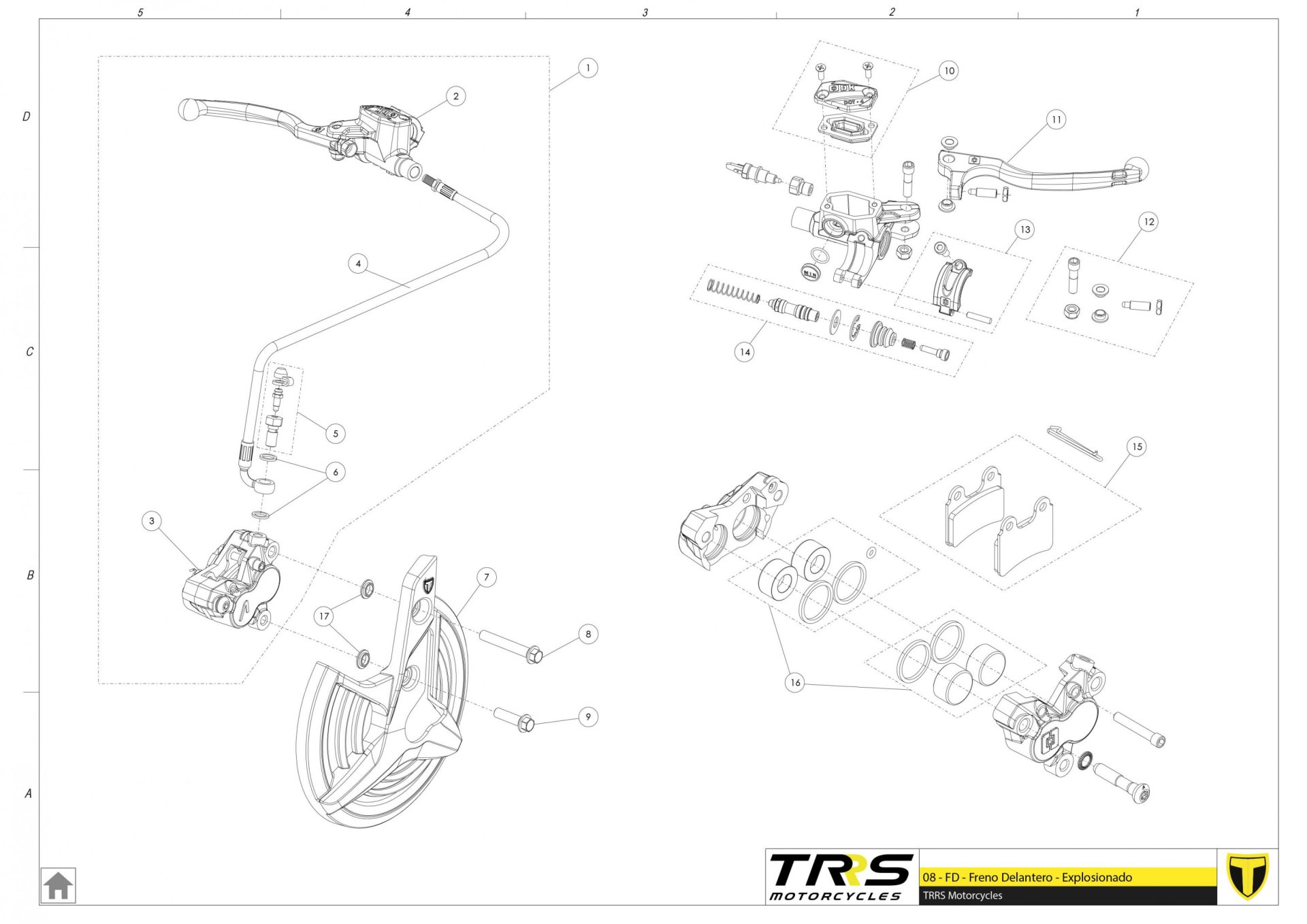 08TR - FRONT BRAKE
