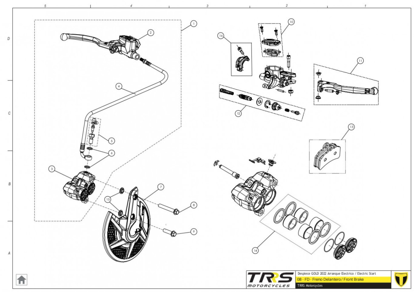 08TR - FRONT BRAKE