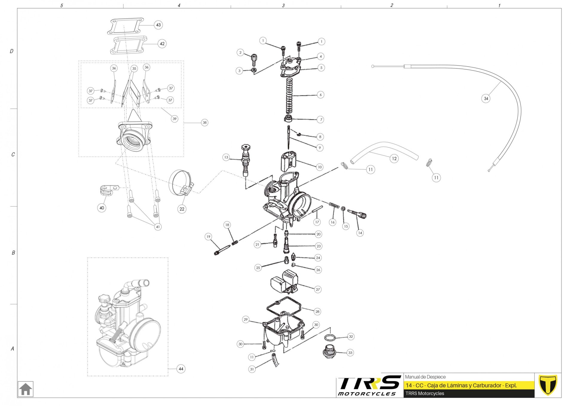 14TR - CARBURETTOR