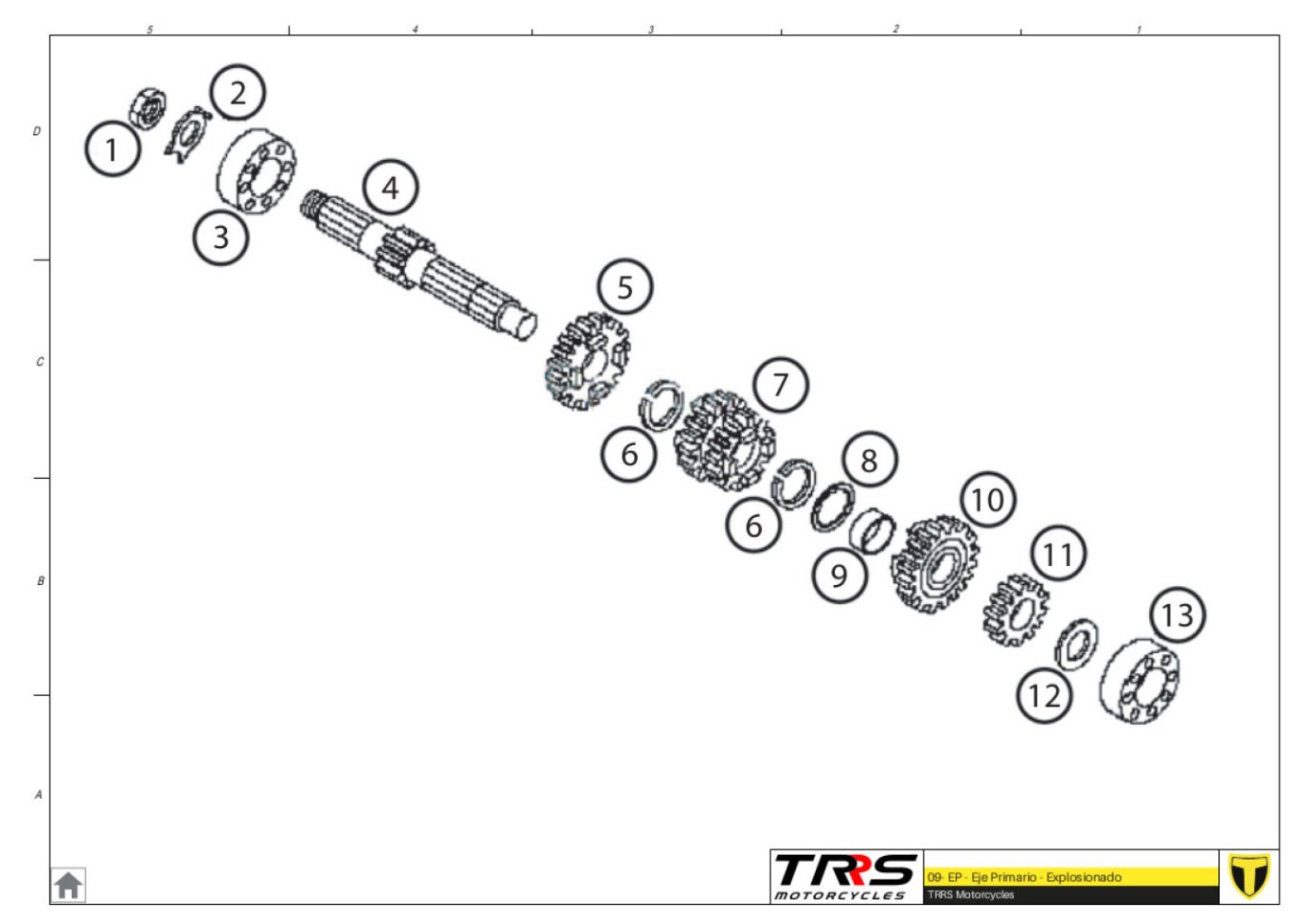 09MT - SHAFTS PRIMARY