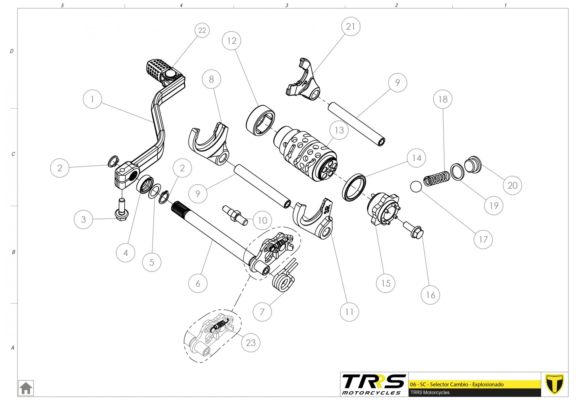 06MT - GEAR SELECTOR GROUP