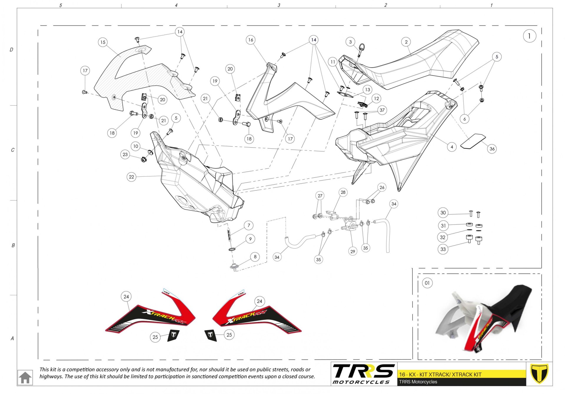 16TR - KIT XTRACK