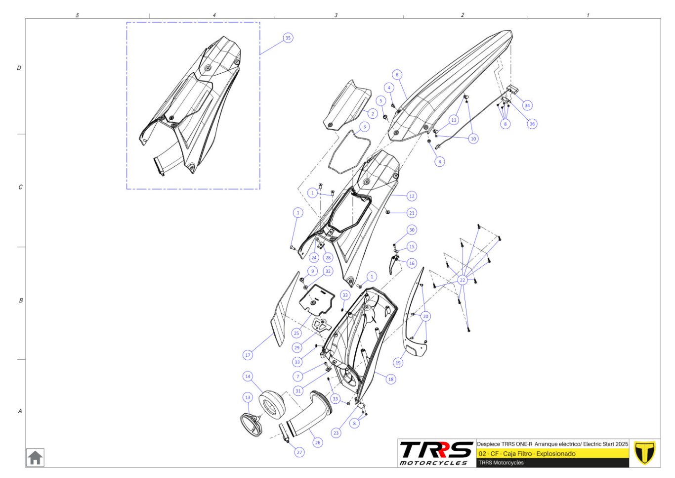 02TR - AIR FILTER BOX