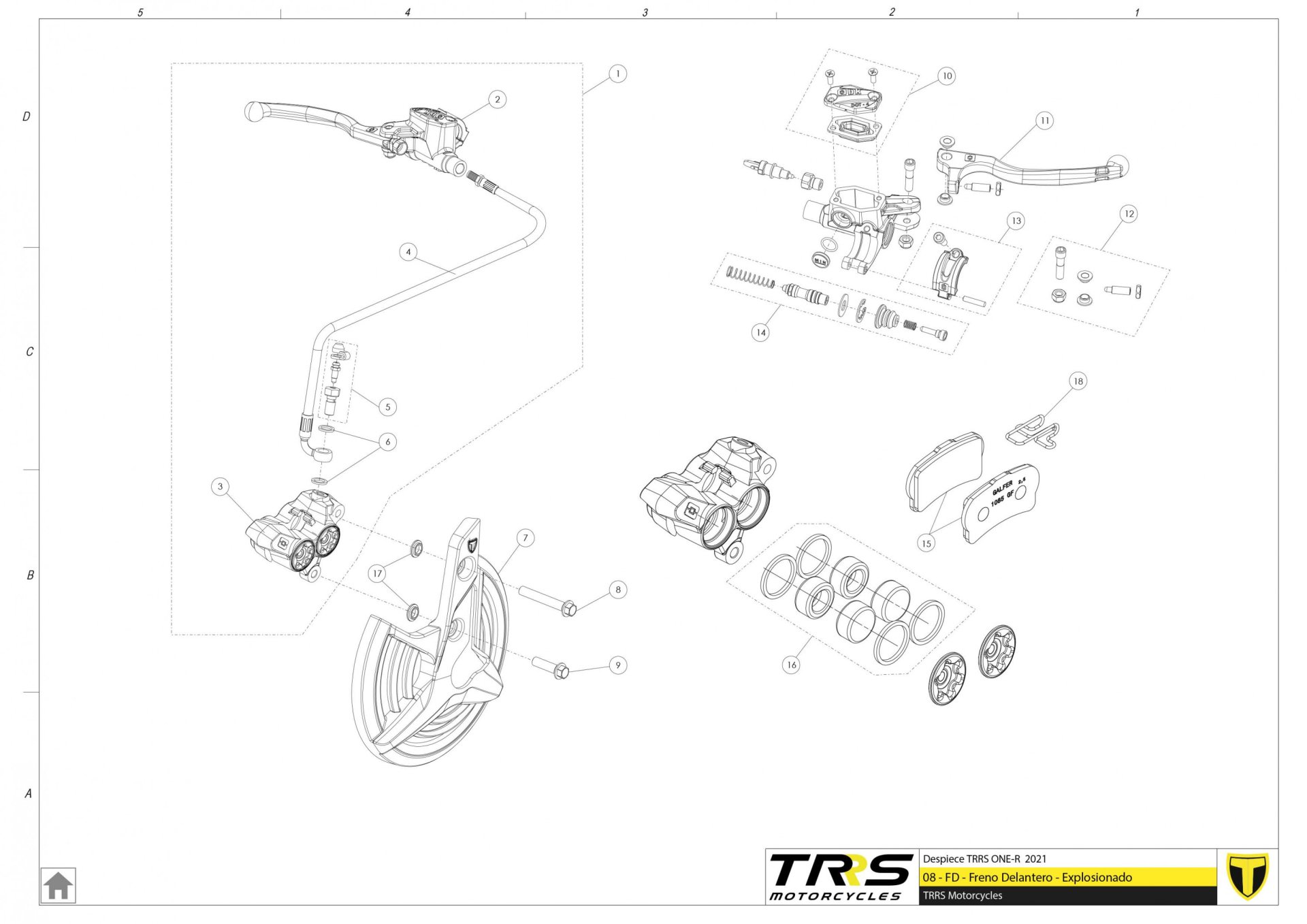 08TR - FRONT BRAKE