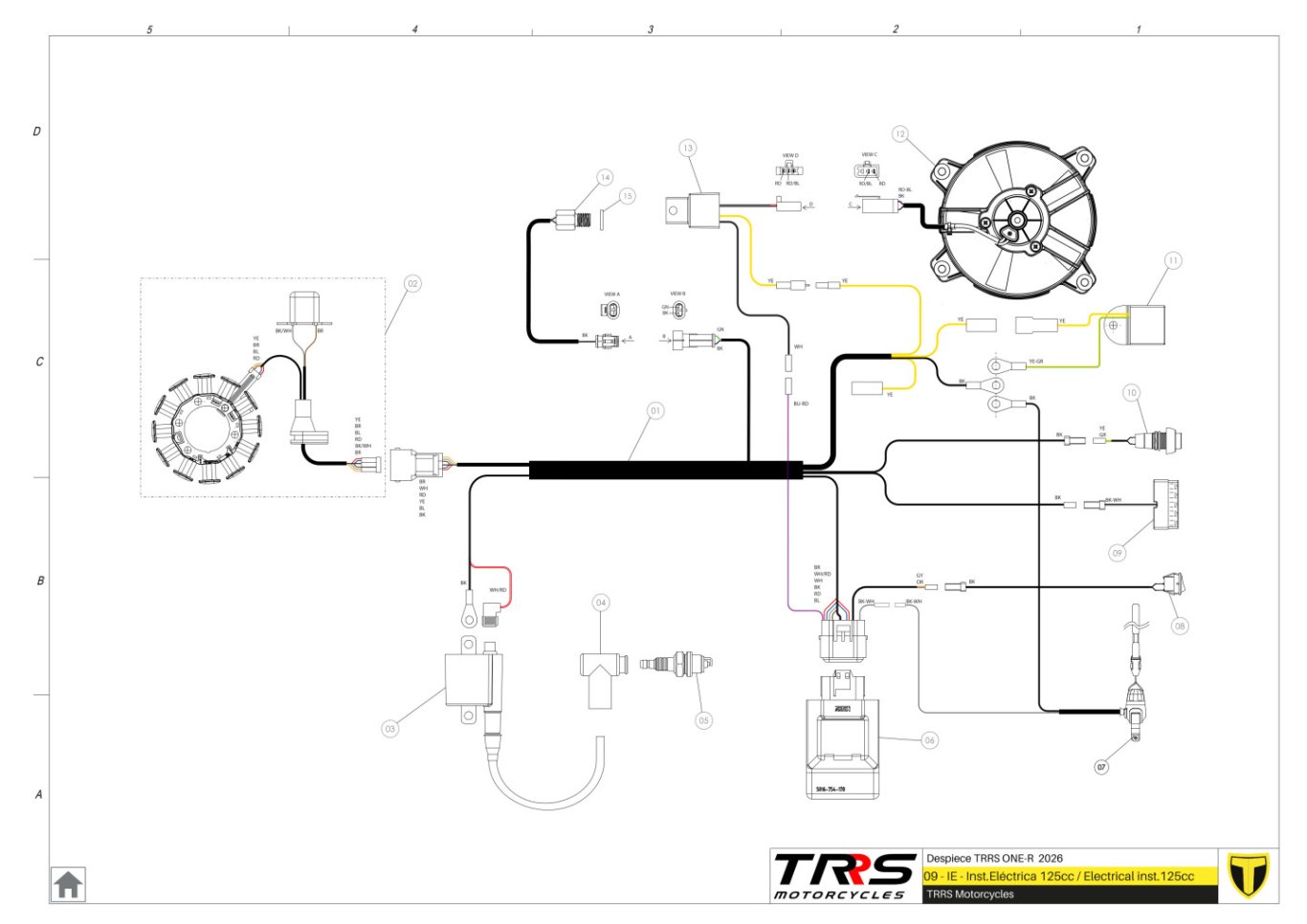 09BTR - INSTALATION ELECTRIC 125CC
