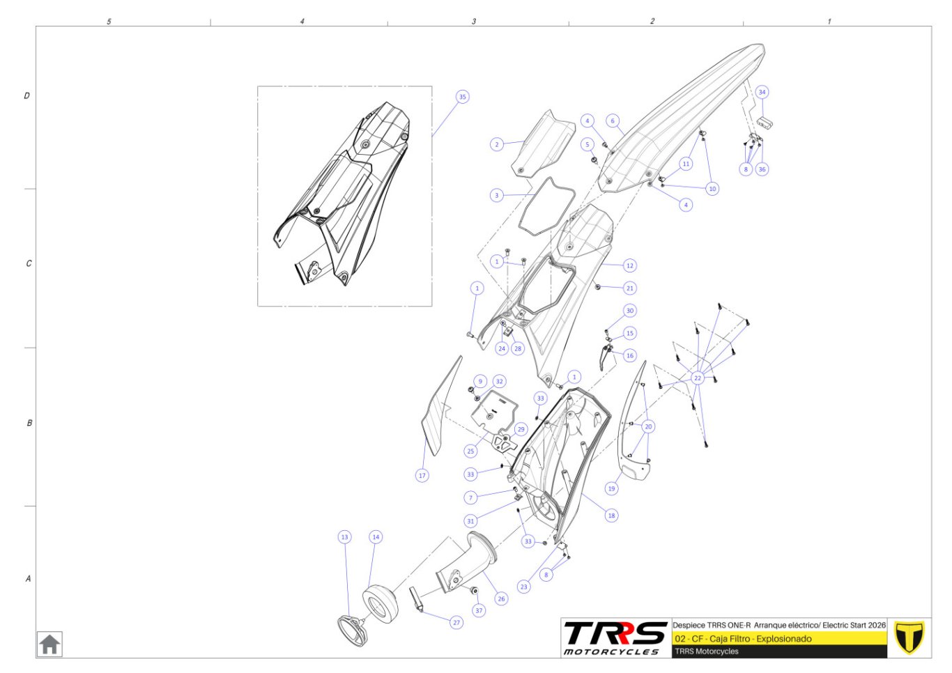02TR - AIR FILTER BOX