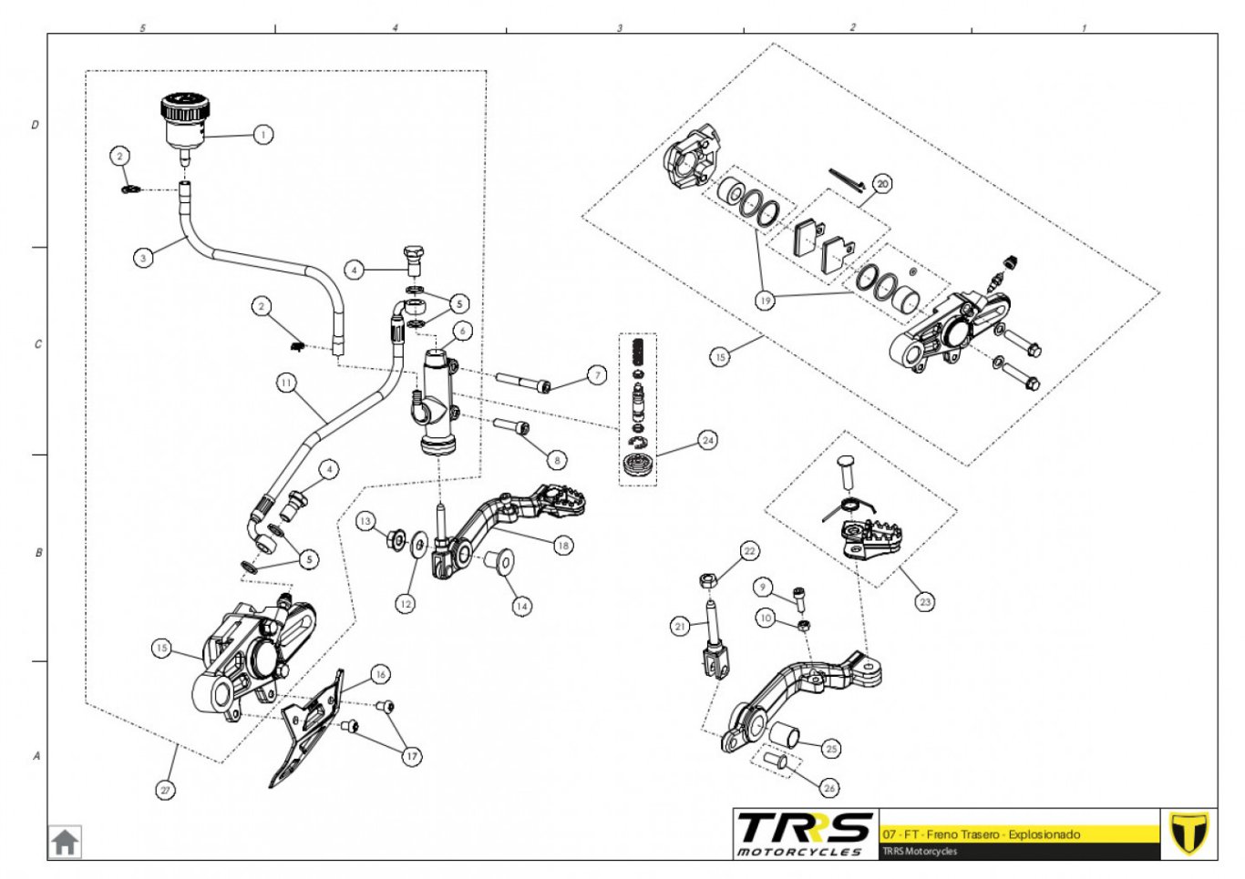 07TR - REAR BRAKE