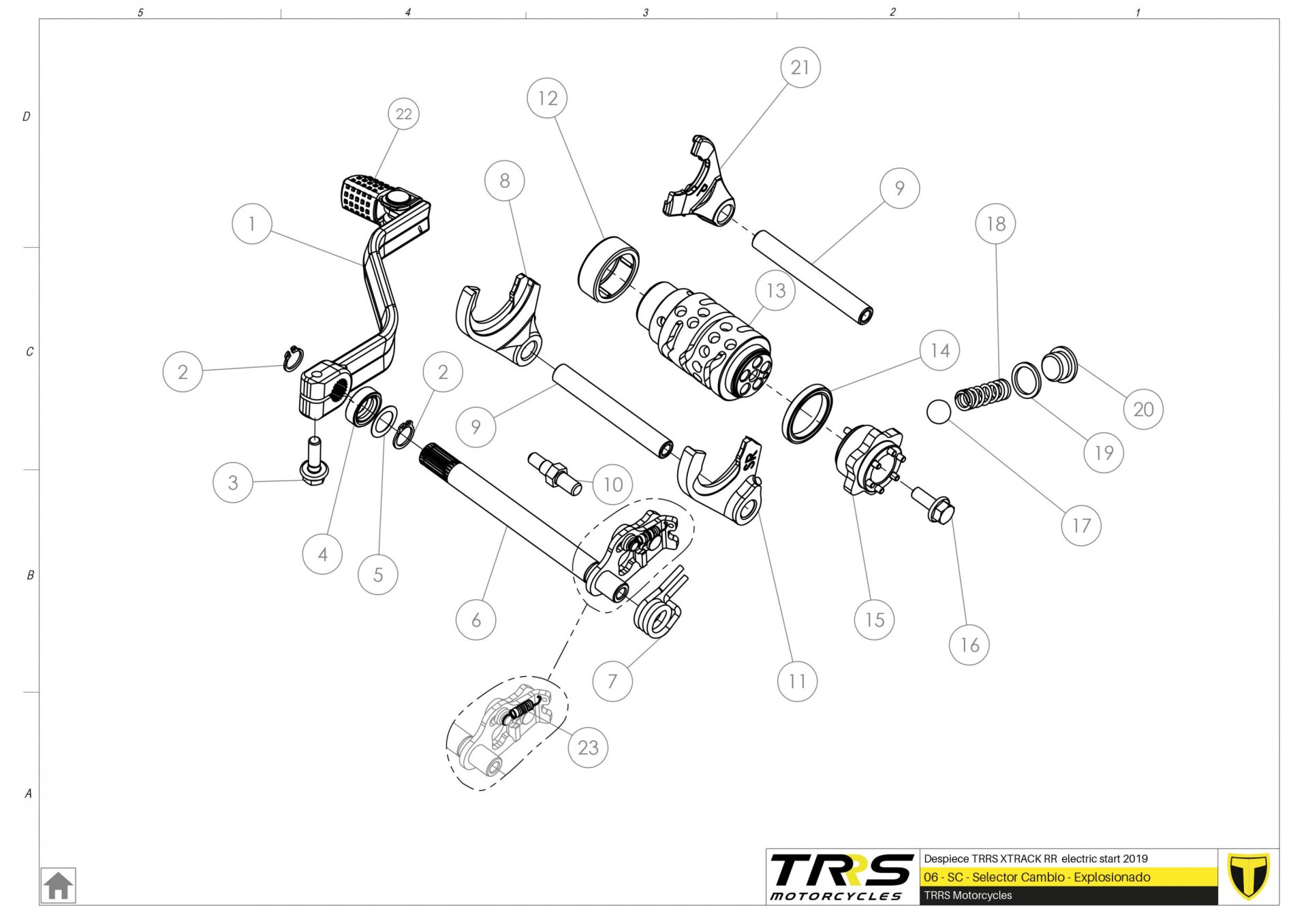 06MT - GEAR SELECTOR GROUP