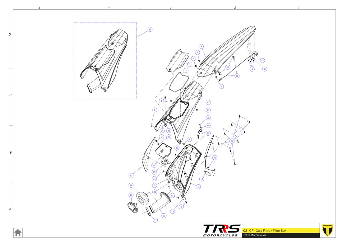 02TR - AIR FILTER BOX