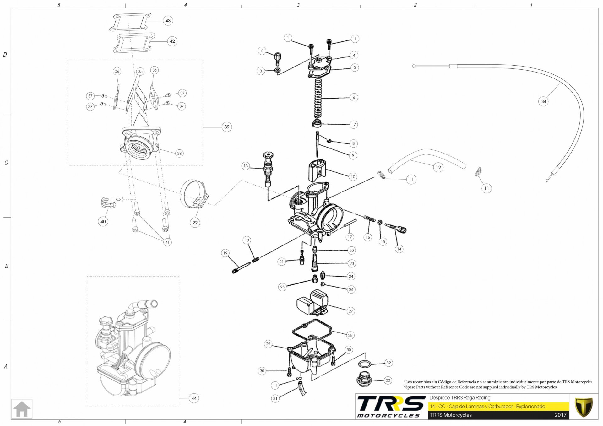 14TR - CARBURETTOR