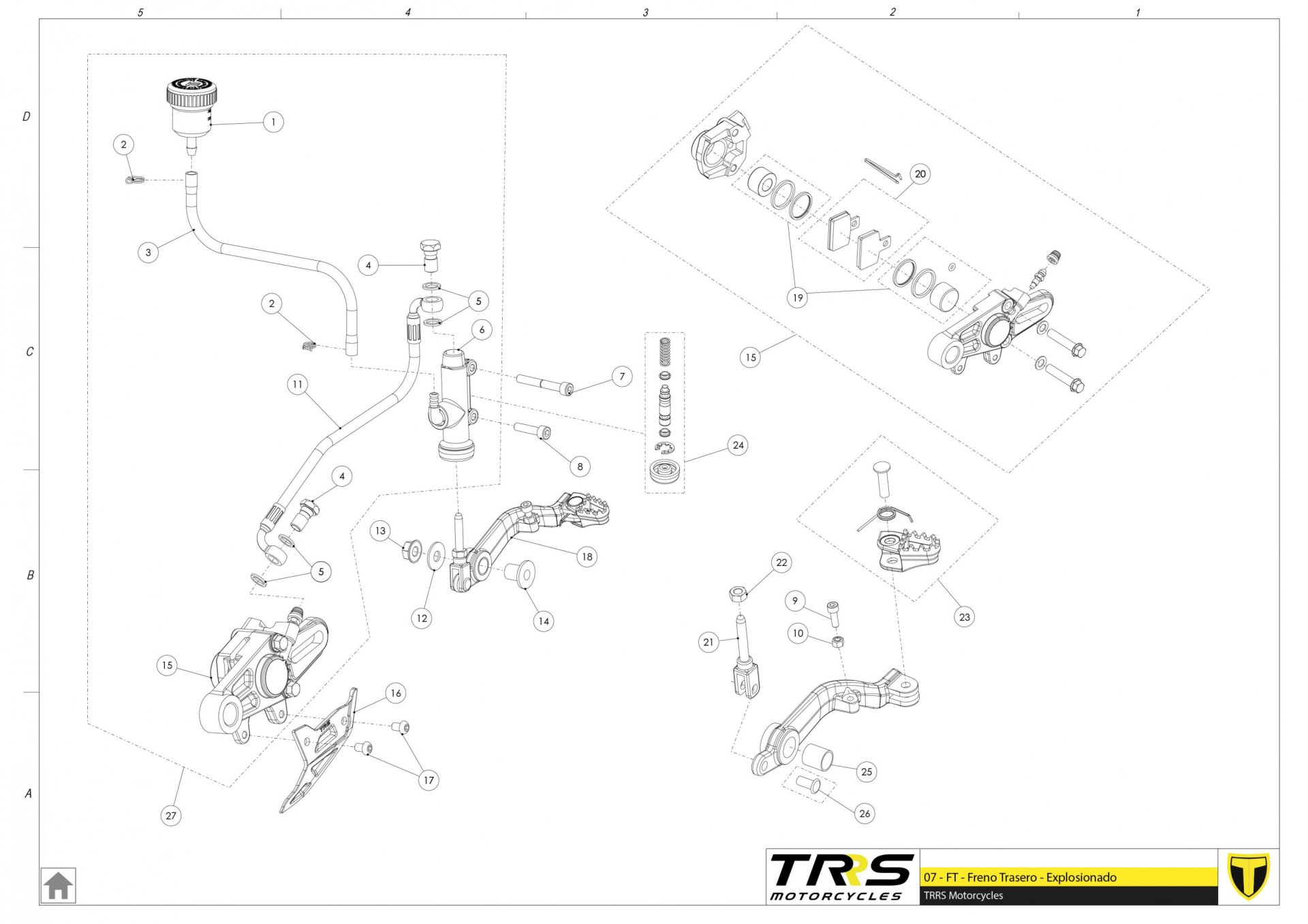 07TR - REAR BRAKE