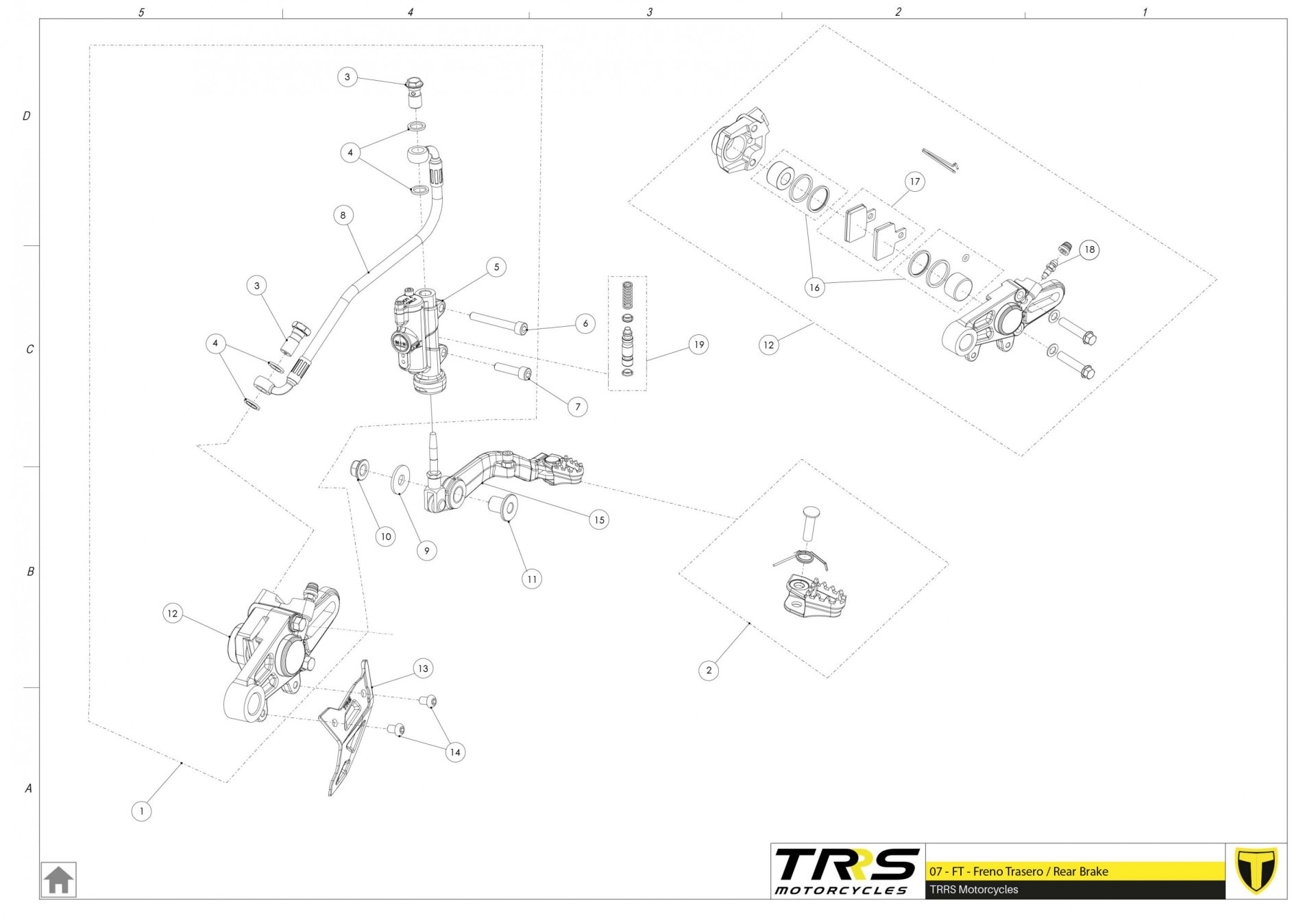 07TR - REAR BRAKE