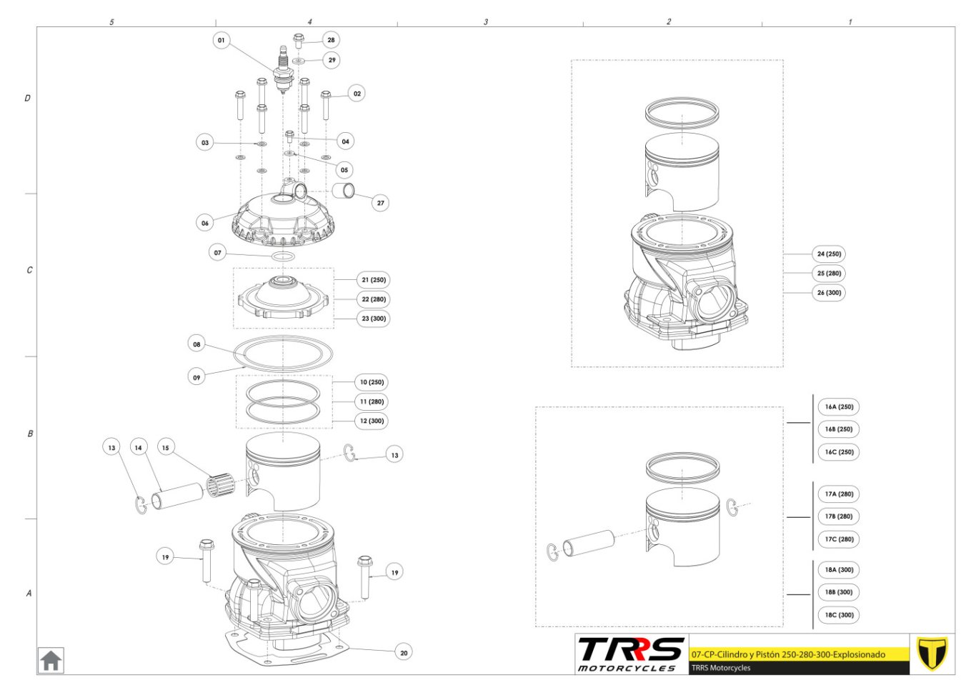 07MT - CYLINDER AND PISTON