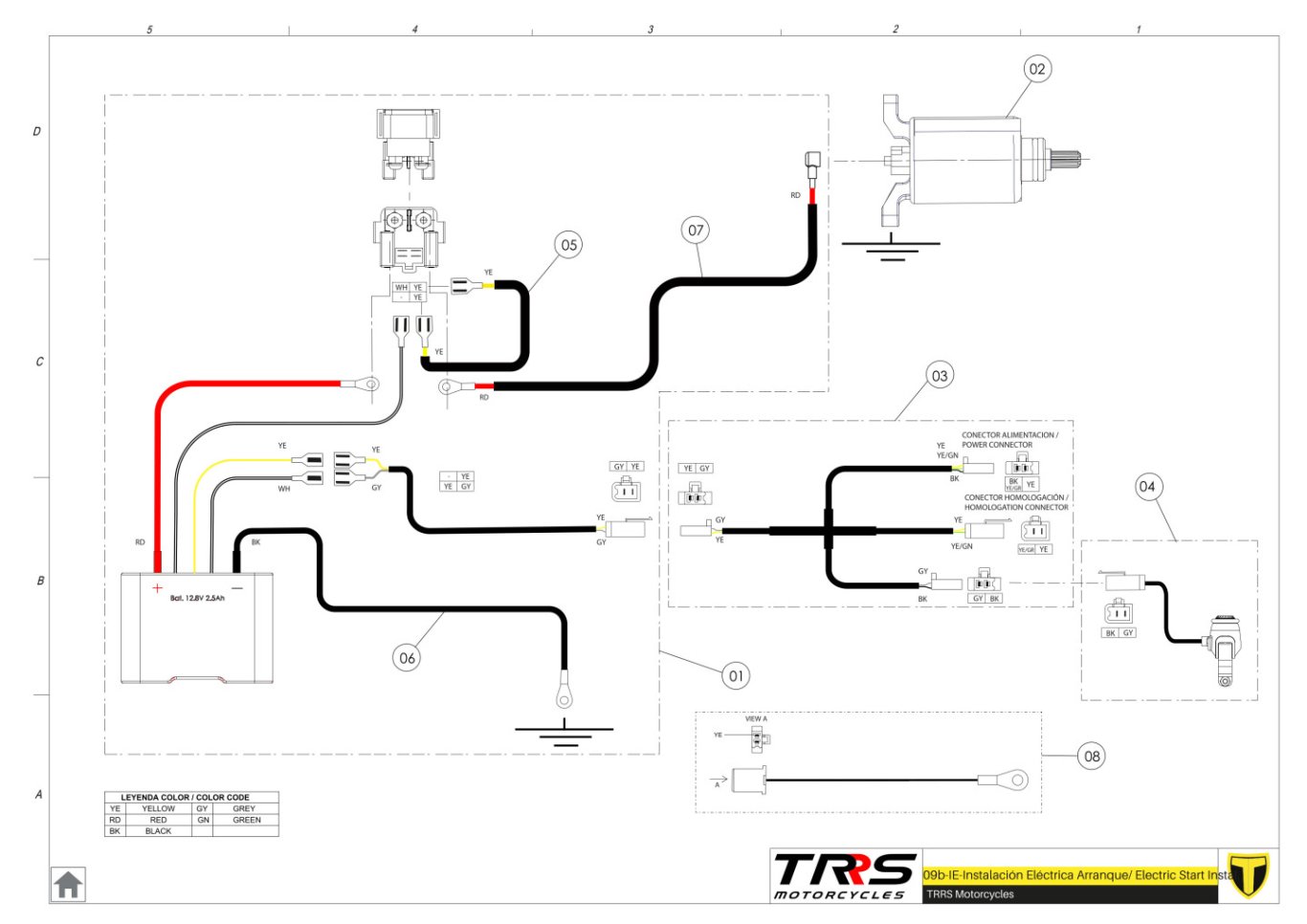 09BTR - ELECTRIC START INSTAL.