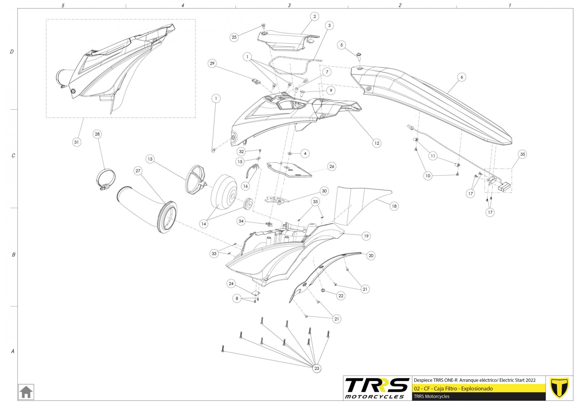 02TR - AIR FILTER BOX