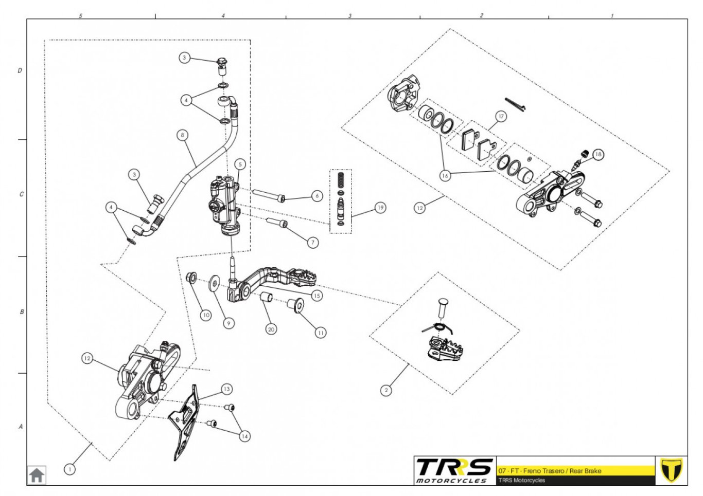 07TR - REAR BRAKE