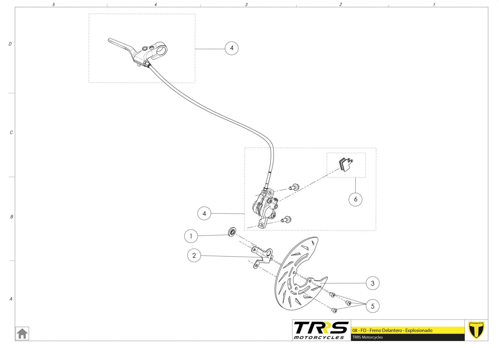 08TR - FRONT BRAKE