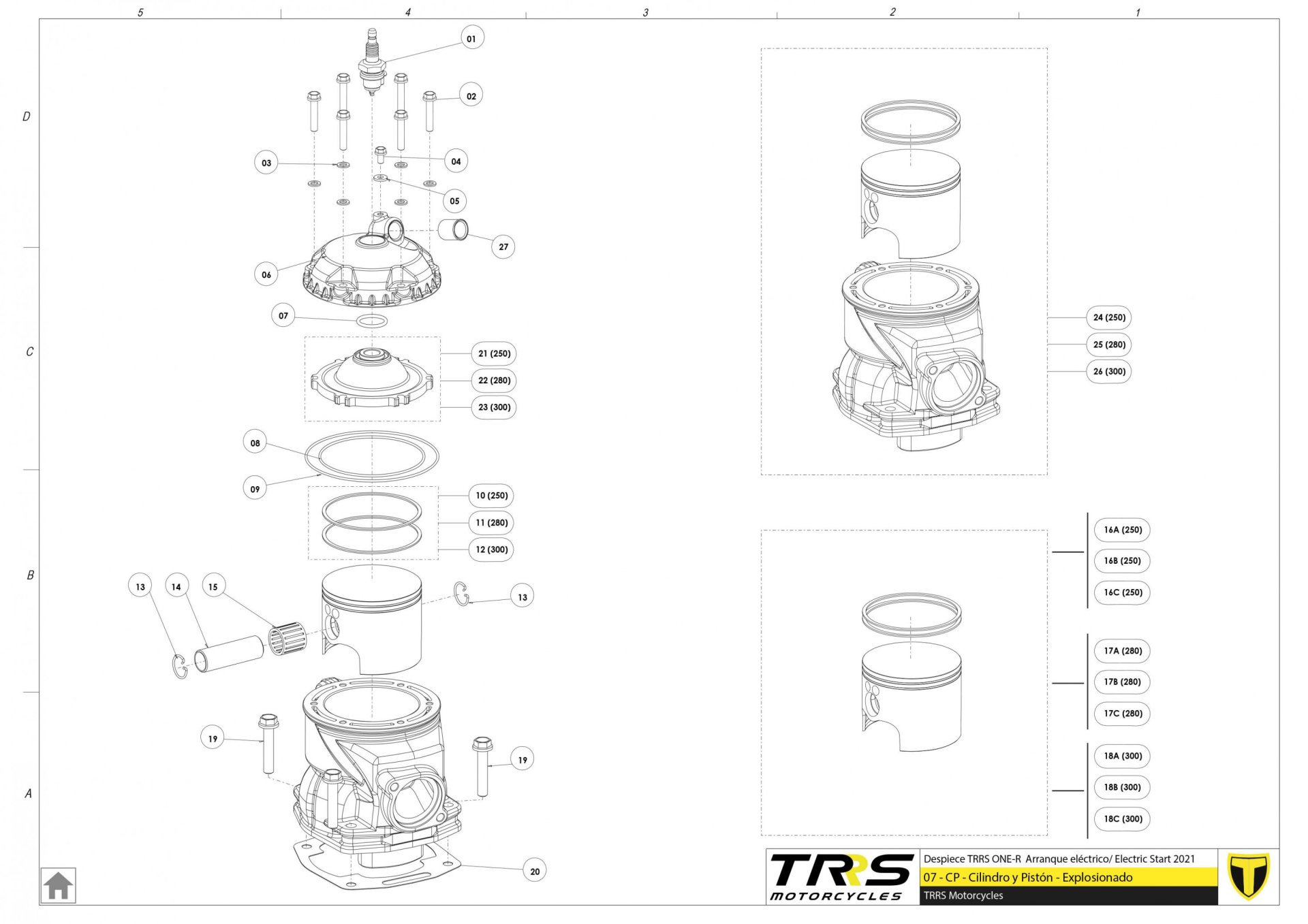 07MT - CYLINDER AND PISTON