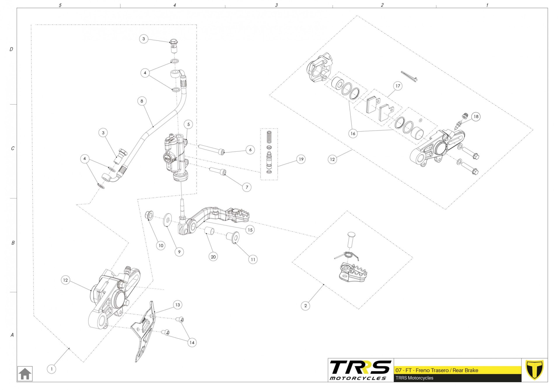 07TR - REAR BRAKE