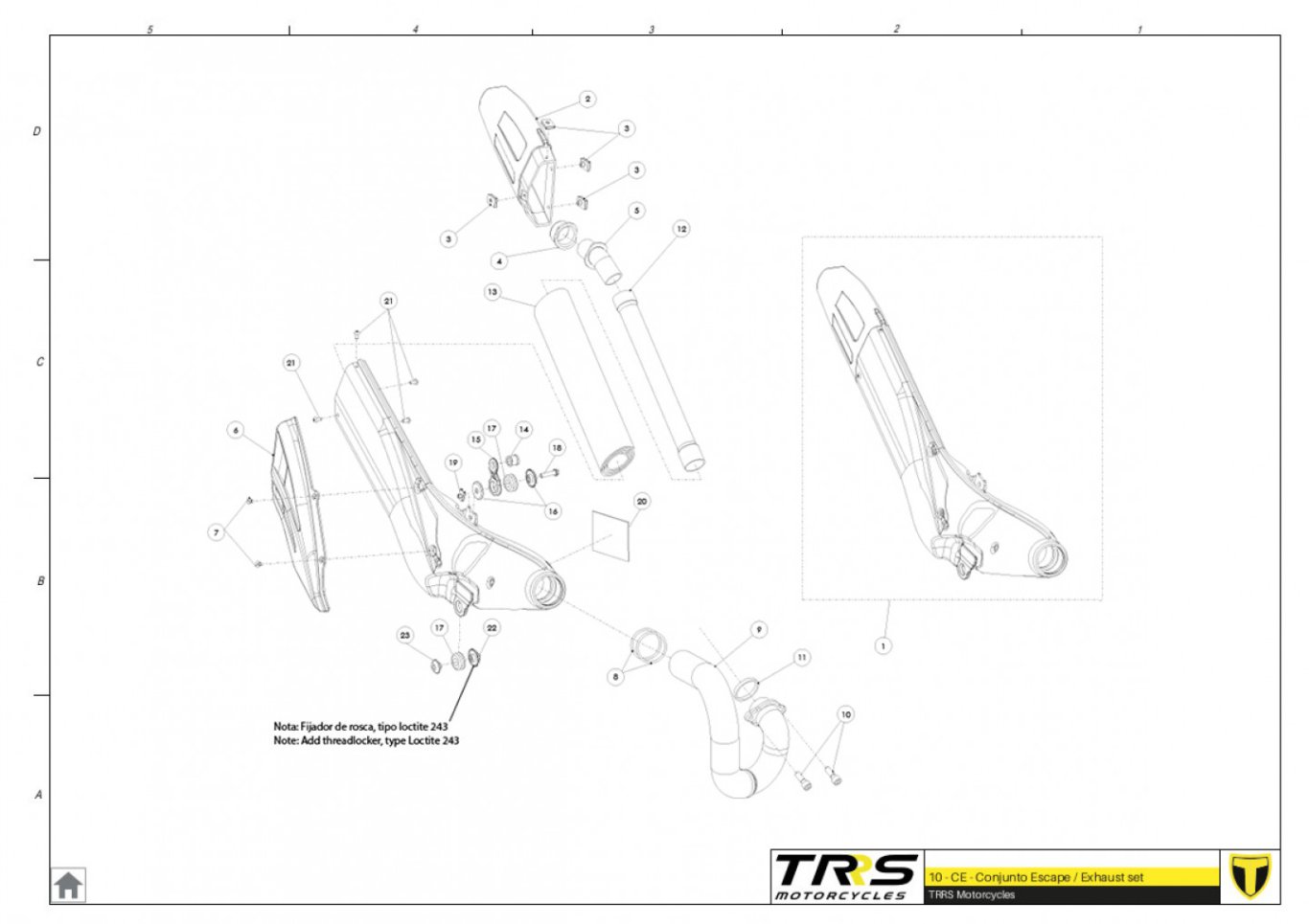 10TR - EXHAUST