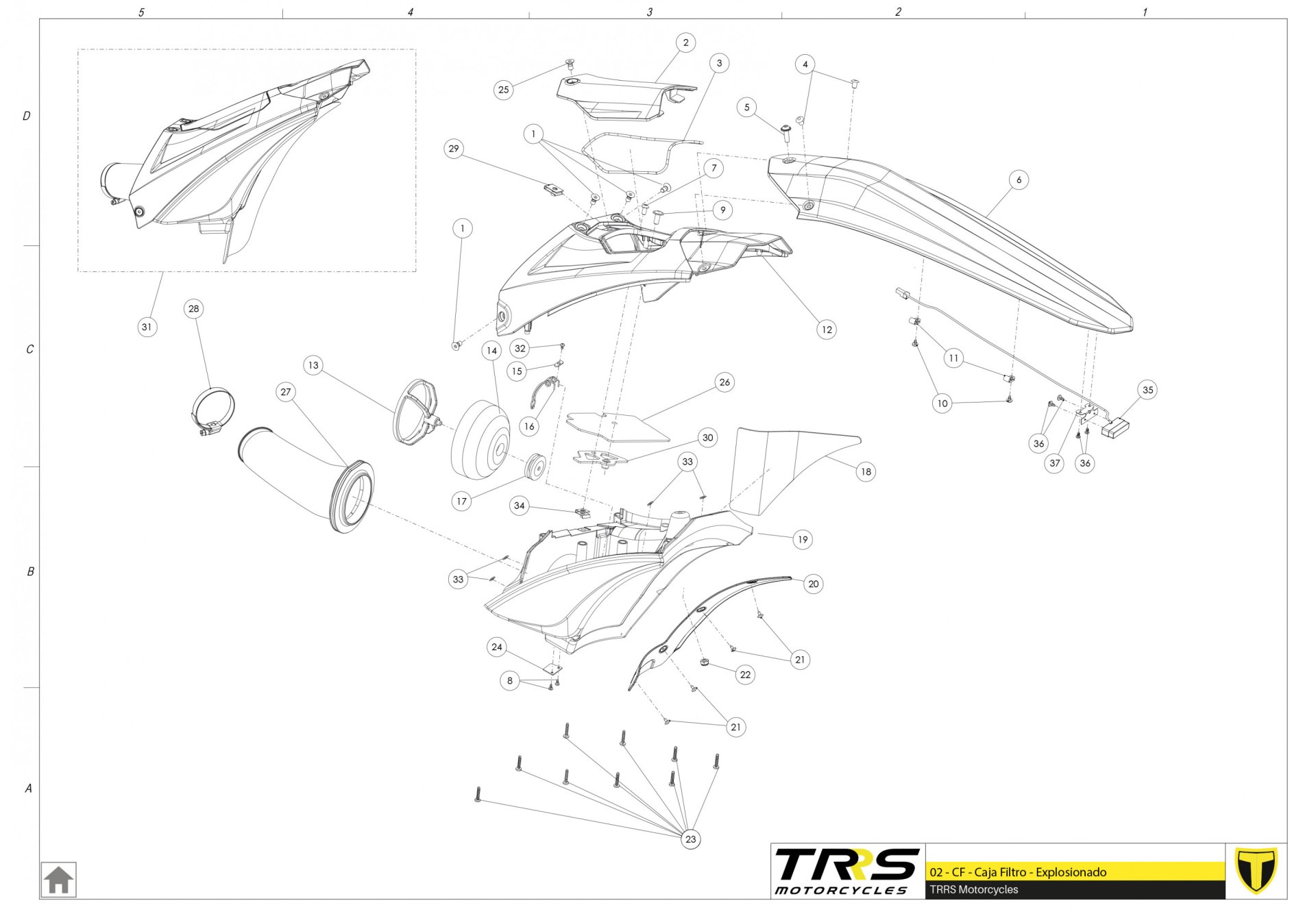 02TR - AIR FILTER BOX