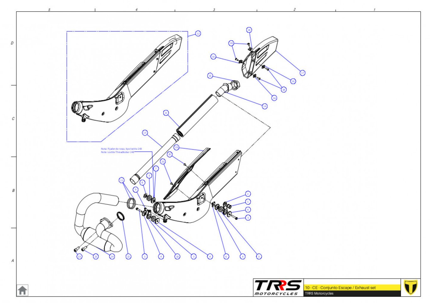10TR - EXHAUST