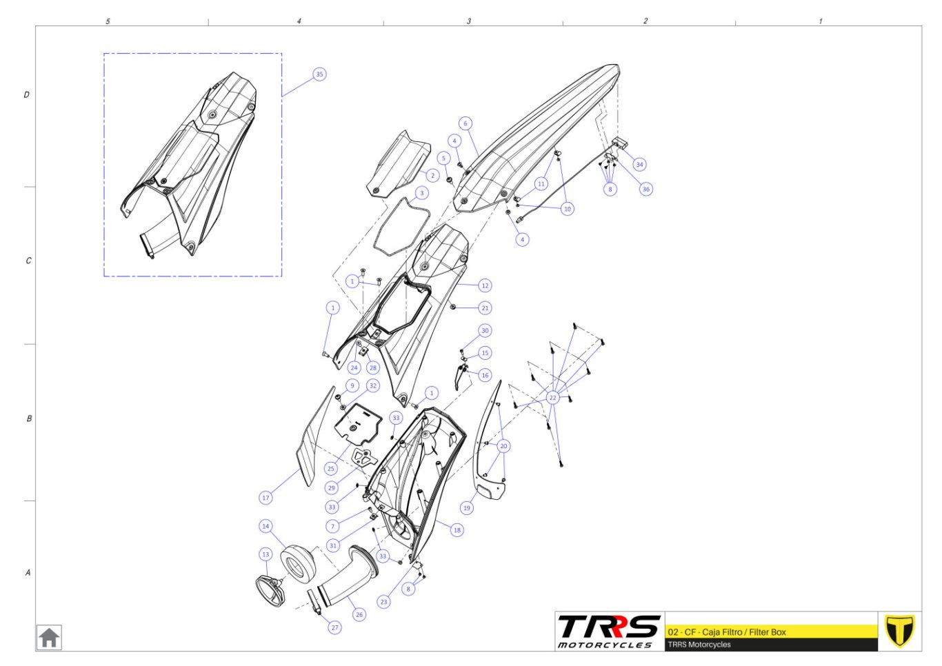 02TR - AIR FILTER BOX