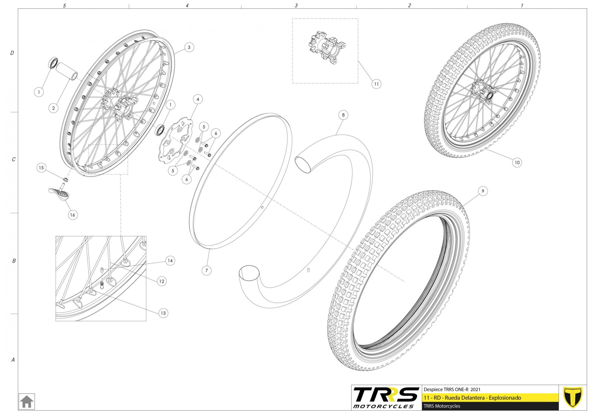 11TR - FRONT WHEEL