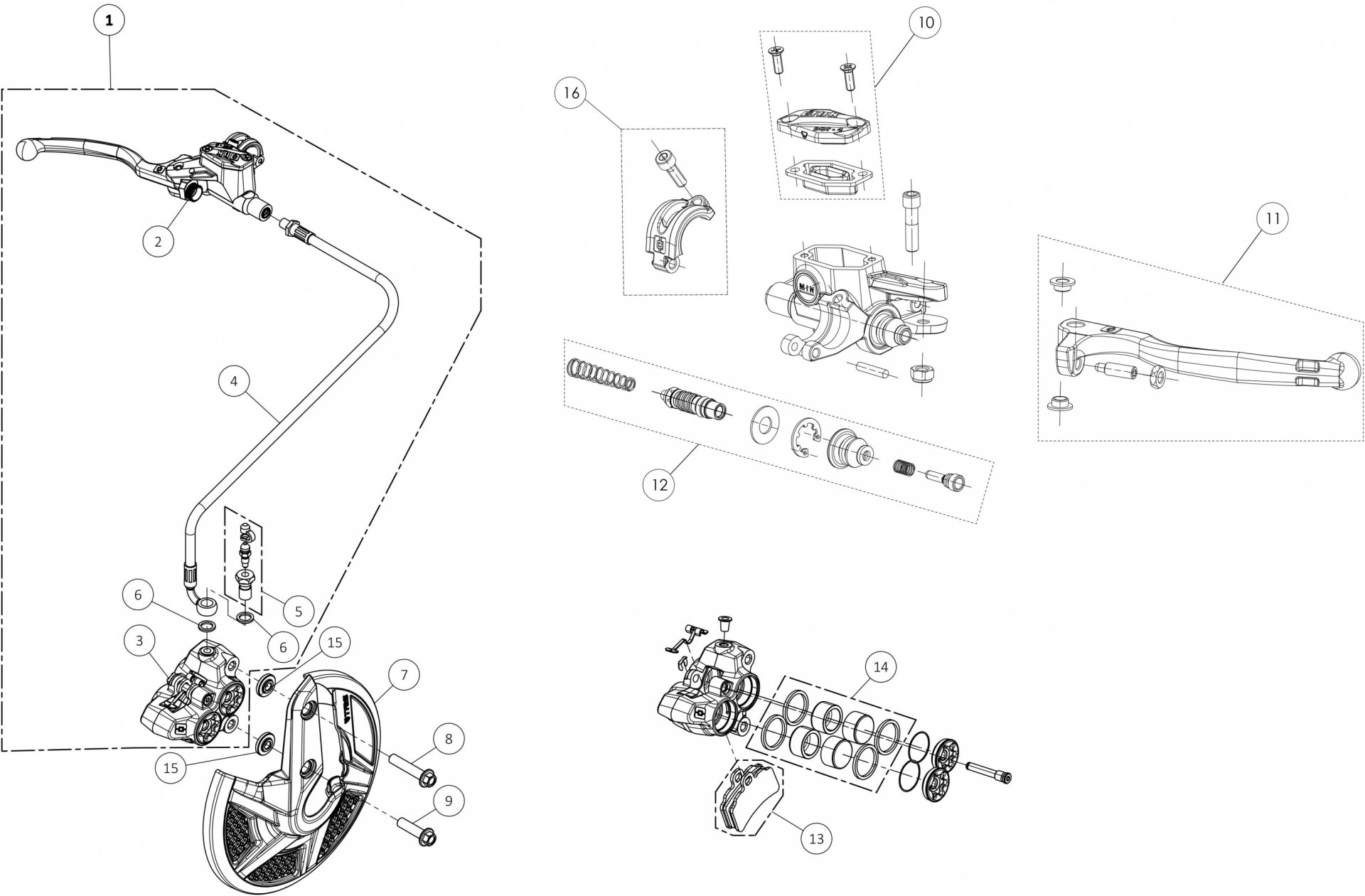 08TR - FRONT BRAKE