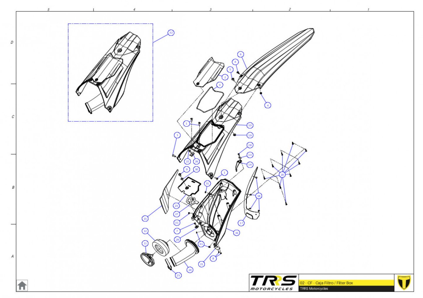 02TR - AIR FILTER BOX