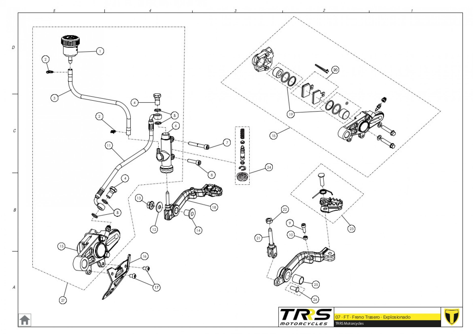 07TR - REAR BRAKE